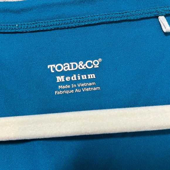 Toad & Co Blue Dress with Zipper Pocket- Medium - Picture 7 of 7